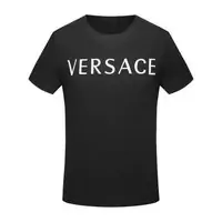 versace tee shirt cotton 1969 italia embroidery logo embossed